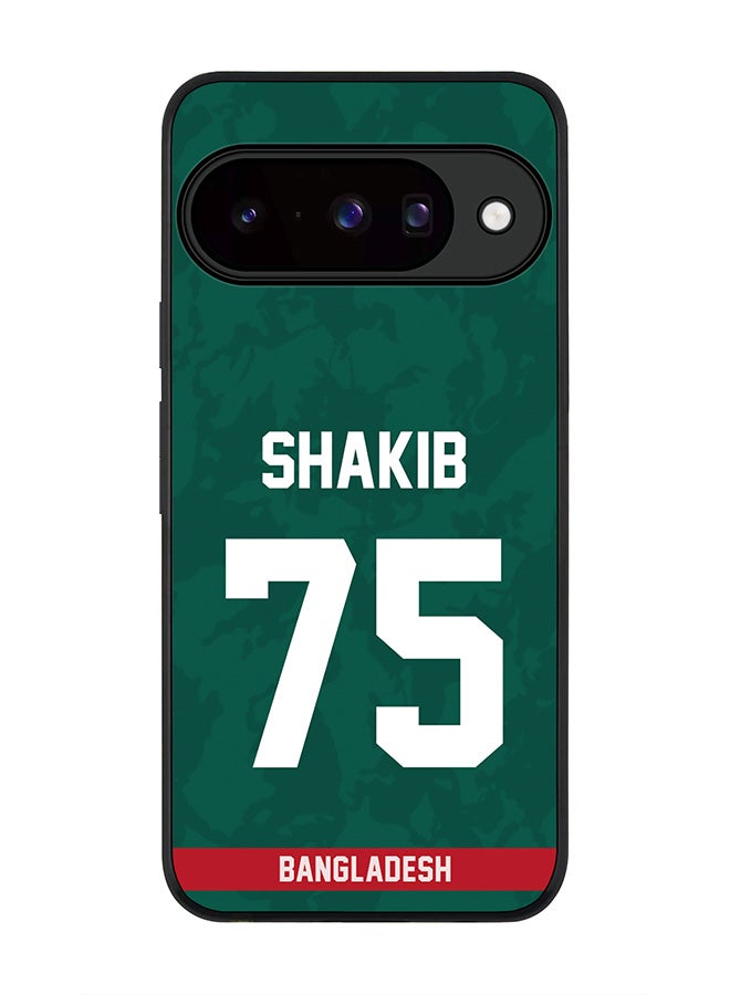 For Google Pixel 10 Case,Slim fit Camera Protection, Shockproof Thin Phone cover  - Bangladesh Shakib Al Hasan, Jersey No 75